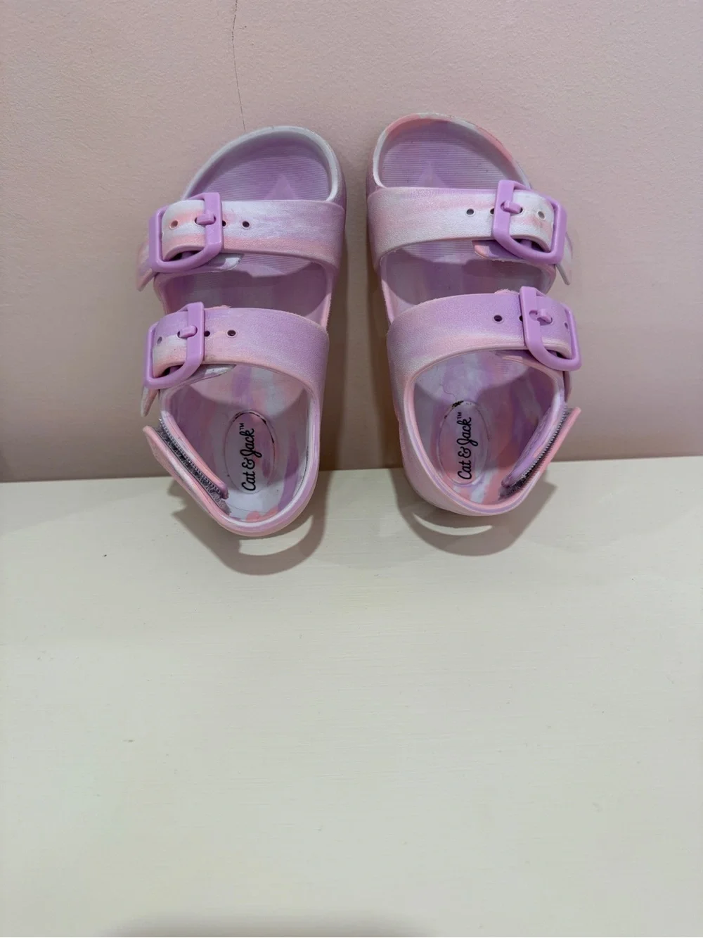 Target Pink Ombre Kids Double-Buckle Sandals